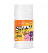 Вітаміни для дітей 21st Century Zoo Friends Complete 60 Chewable Tablets